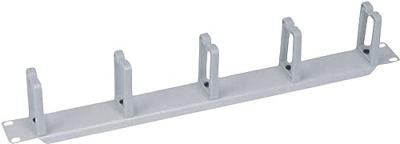LogiLink OR101G 19 inch Kabelgeleiding voor patchkast 1 HE Grijs