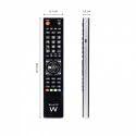 Ewent Ew1570 Universele afstandsbediening 4 in 1, programmeerbaar, voor PC, met micro-USB-kabel, voor tv, terrestrische of satellietontvanger, DVD/Blu Ray multimedia-box - thumbnail