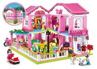 Sluban Holiday Villa (Girl's Dream) bouwstenen set (M38-B0721) - thumbnail