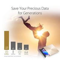 Asus SDRW-08U9M-U Externe DVD-brander Retail USB-C Goud - thumbnail