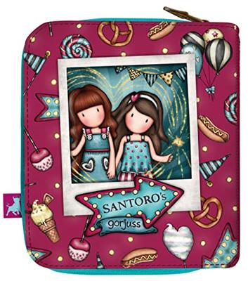 Portefeuille Gorjuss Fireworks Kastanjebruin 10 x 12 x 3 cm