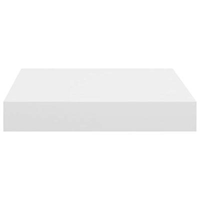 Wandschap zwevend 23x23,5x3,8 cm MDF wit