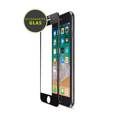 Artwizz CurvedDisplay veiligheidsglas voor iPhone 6 Plus, 7 Plus, 8 Plus - volledige schermbescherming met anti-splinterbescherming - schermbescherming H9 ontworpen in Berlijn - zwart - 5802-2152