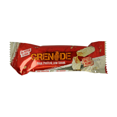 Grenade High protein bar white chocolate salted peanut 60 Gram Grenade High protein bar white chocolate salted peanut 60 Gram