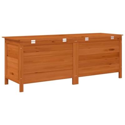 Tuinbox 150x50x56,5 cm massief vurenhout bruin - thumbnail