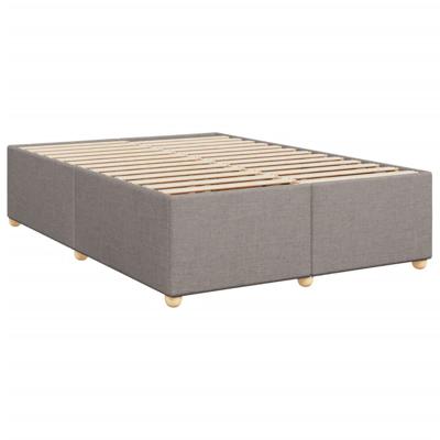 Bedframe zonder matras stof taupe 140x190 cm