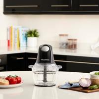 Mini Chopper - RUSSEL HOBBS - Mat Houtskool - 200 W - 1 L - Zwart - thumbnail