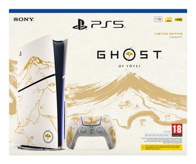 Sony PlayStation 5 - Ghost of Yotei Gold Limited Edition 1,02 TB Wifi Zwart, Wit