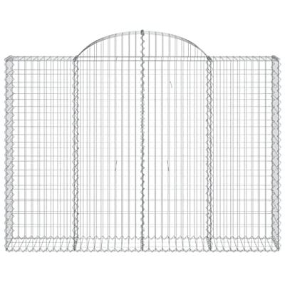 Schanskorven 13 st gewelfd 200x30x140/160 cm ijzer