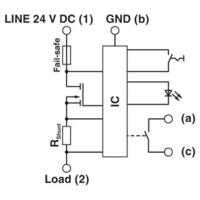 Phoenix Contact 2800906 CB E1 24DC/8A NO P Beveiligingsschakelaar 1 stuk(s) - thumbnail