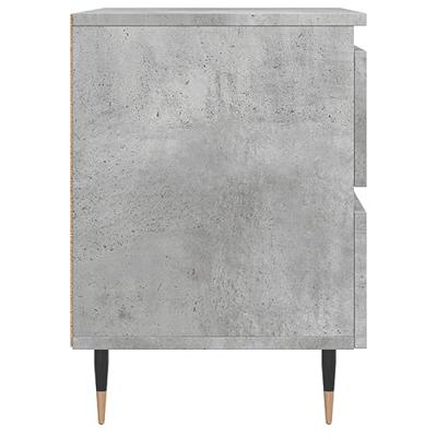 Nachtkastjes 2 st 40x35x50 cm bewerkt hout betongrijs
