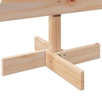 VidaXL Kerstdecoratie kerstboom 100 cm massief grenenhout - thumbnail