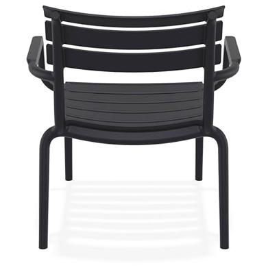 ALTEREGO AROMA Tuinstoel met armleuningen - Zwart