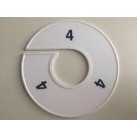 Maatring 11 cm wit/zwart 4 - thumbnail