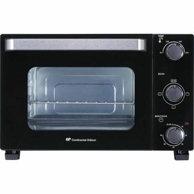 CONTINENTAL EDISON CEMF22B - Elektrische mini-oven 22L zwart - 1300W - Draaispit, Natuurlijke convectie CONTINENTAL EDISON CEMF22B - Elektrische mini-oven 22L zwart - 1300W - Draaispit, Natuurlijke convectie