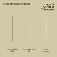 Sagami Original 0.02 Size XL (61mm) - Ultradunne Latexvrije Condooms - Copy 6 stuks - thumbnail