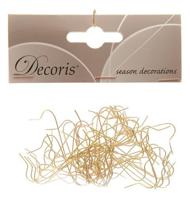 kerstbalhaakjes 50 in zakje 3.5cm goud - thumbnail