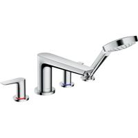 Hansgrohe Talis E 4-gats badrandmengkraan afbouwdeel voor inbouwdeel 13244180, chroom - thumbnail