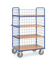 Fetra Hauptartikel 8413-1 Etagewagen Staal Poedercoating Laadvermogen (max.): 500 kg Stralend blauw (RAL 5007) - thumbnail