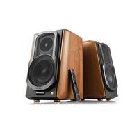 Edifier: S1000MKII Actieve Boekenplank Speakers 2 stuks - Zwart/Bruin - thumbnail