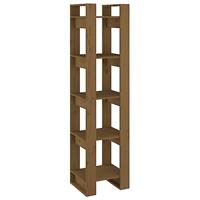 Boekenkast/kamerscherm 41x35x160 cm grenenhout honingbruin - thumbnail