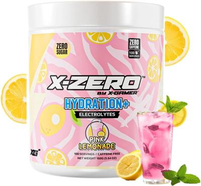 X-Gamer 160g X-Zero Formula - Pink lemonade - Hydration+ X-Gamer 160g X-Zero Formula - Pink lemonade - Hydration+