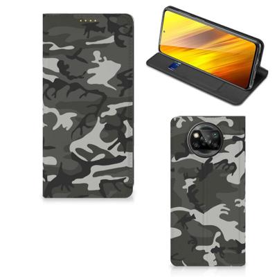 Xiaomi Poco X3 Pro | Poco X3 | Hoesje met Magneet | Army Light