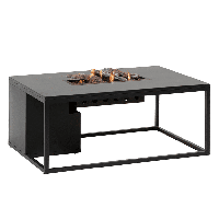 Cosiloft 120 zwart/zwart 120x80x47 cm- - Aluminium- Cosi Fires - thumbnail