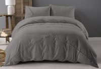 Zensation Fashion Lace - Antraciet Dekbedovertrek 1-persoons (140 x 200/220 cm + 1 kussensloop) - thumbnail