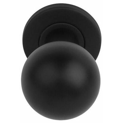 Formani Basics LB501D voordeurknop draaibaar op rozet - mat zwart