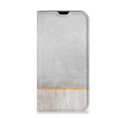 iPhone 13 Mini Book | Wallet Case | Wood Concrete