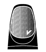 Vandoren VMC6+ set van zes mondstuk kussens voor Bb klarinet - thumbnail