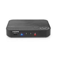 HDMI-Converter | 1x USB-C / 2x HDMI Input | 1x HDMI Output | 1-weg | 4K@60Hz | 18 Gbps | ABS | Antraciet - thumbnail