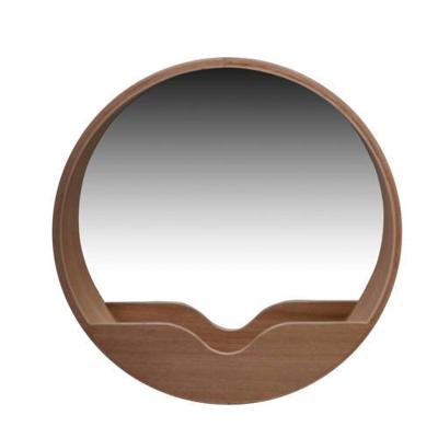 Zuiver Ronde Spiegel 'Round Wall' Eiken, 40cm Zuiver Ronde Spiegel 'Round Wall' Eiken, 40cm