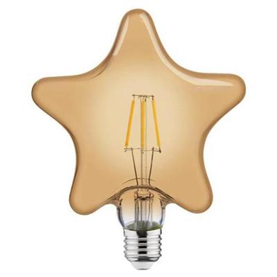 LED Filament Lamp - Rustiek Sterontwerp - E27 - 6W Warm Wit 2200K
