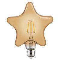 LED Filament Lamp - Rustiek Sterontwerp - E27 - 6W Warm Wit 2200K - thumbnail