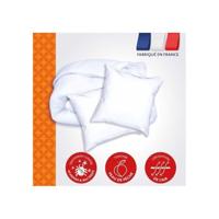 Piumino antiacaro Splendor 240x260 cm - DODO - Warm - Imbottitura 100% volpt'air - Bianco + 2 cuscini 60/60 - thumbnail