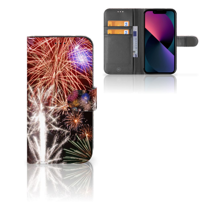Apple iPhone 13 | Wallet Case | met Pasjes | Vuurwerk Apple iPhone 13 | Wallet Case | met Pasjes | Vuurwerk
