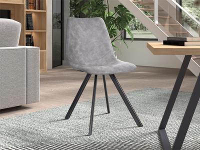 Moderne stoel YUKA grijs Moderne stoel YUKA grijs