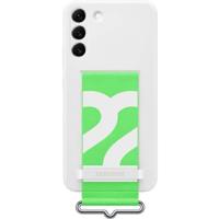 EF-GS906TWEGWW Samsung Silicone Cover with Strap Galaxy S22+ 5G White - thumbnail