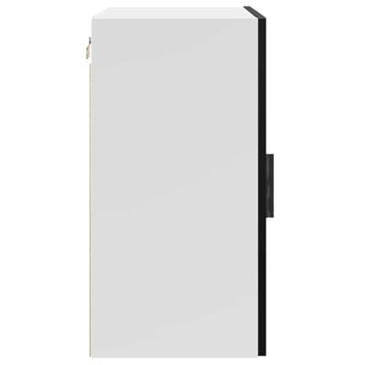 Keukenwandkast Porto bewerkt hout zwart