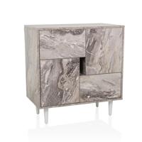 hjh LIVING Dressoir Lykkja (wit/marmer) - thumbnail