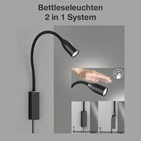 Fischer & Honsel Led leeslampjeSten zwart - 30170 - thumbnail