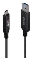 Lindy 43396 USB-kabel USB 3.2 Gen 1 (3.1 Gen 1) 25 m USB A USB C Zwart - thumbnail