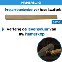 SW STAHL Sw-stahl hamersteel hammer handle f.1000gr ash curved - thumbnail