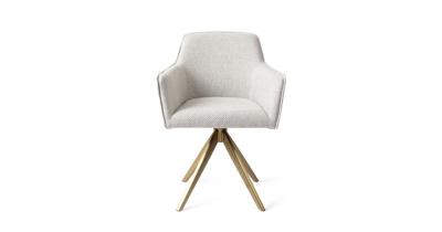 Jesper Home Eetkamerstoel 'Hofu' Turn Gold, kleur Checkers Charm