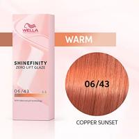 Wella Professionals ShineFinity Zero Lift Glaze 06/43 Copper Sunset 60ml - thumbnail