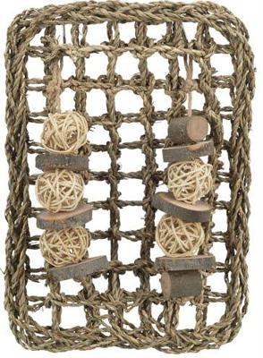 TRIXIE KNAAGDIER MAT MET SPEELTJES ZEEGRAS