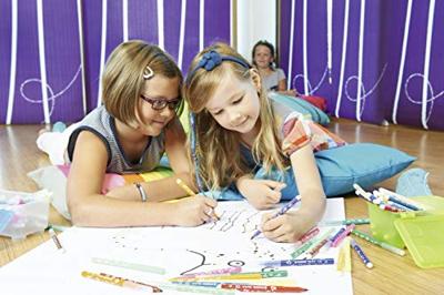 Set Viltstiften Stabilo Trio AZ Multicolour (6 Stuks)