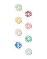 HEMA Glasmarkeerders bloemen - 8 stuks (multicolor) - thumbnail